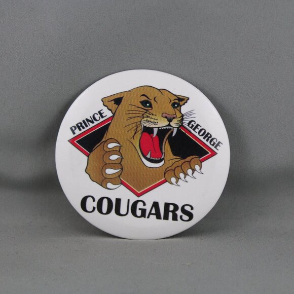 Prince George Cougars (WHL) - Cougar logo from team's return in late 1990s !!! - Picture 3 of 3